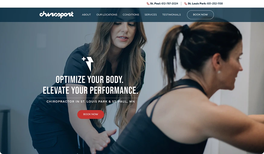 Performance Marketing Agency For Chiropractors & Pain Clinics Banner