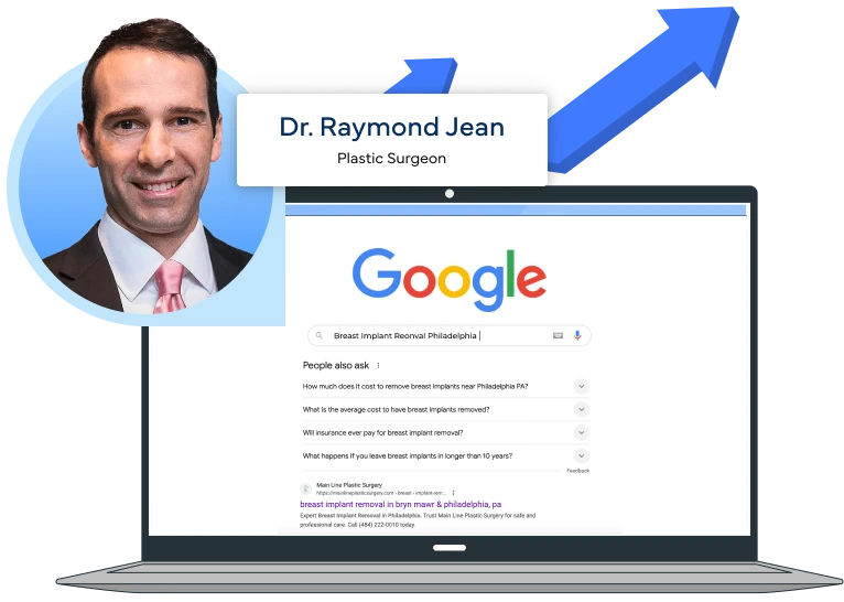 Dr. Raymond Jean Plastic Surgeon Digital Marketing Banner