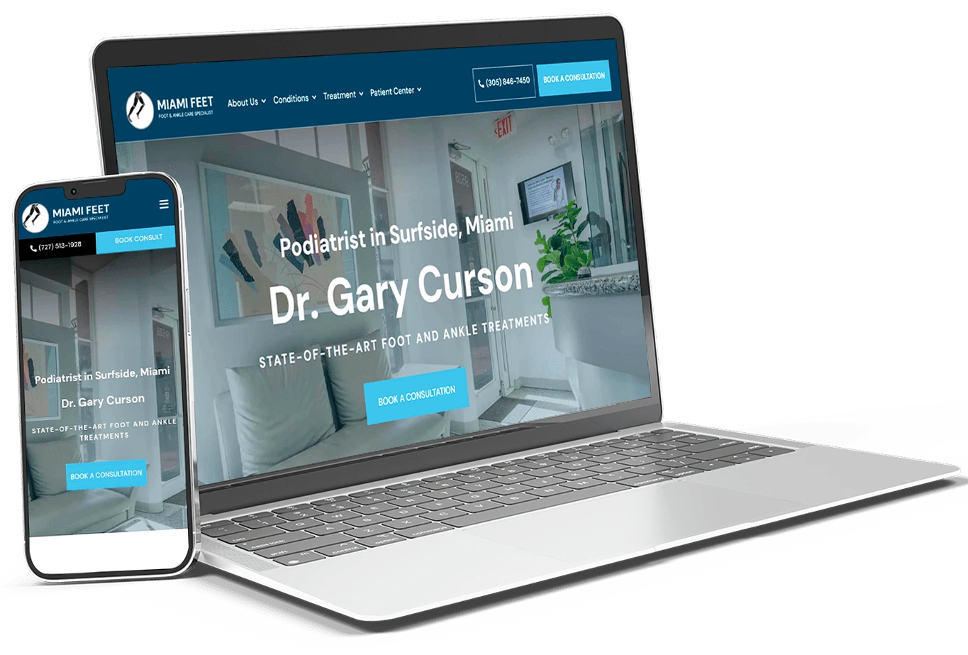 Miami Feet Specialist Podiatrist Leads Banner