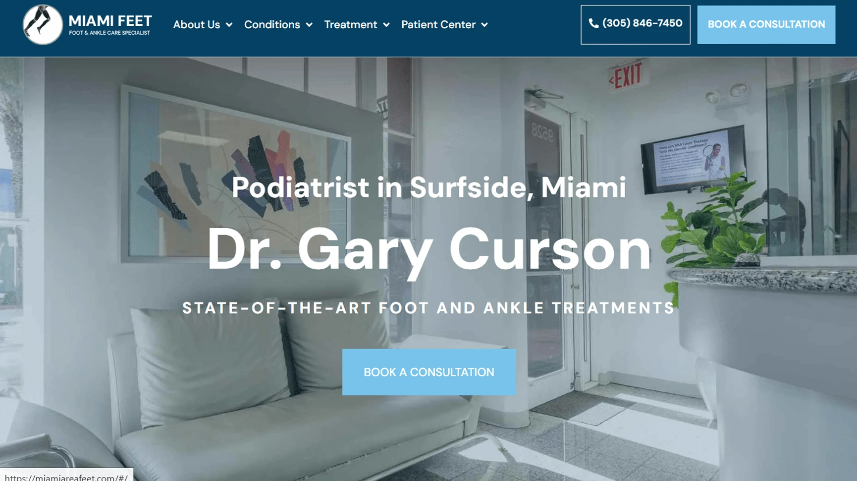 Miami Feet specialist Podiatry Marketing Agency Banner