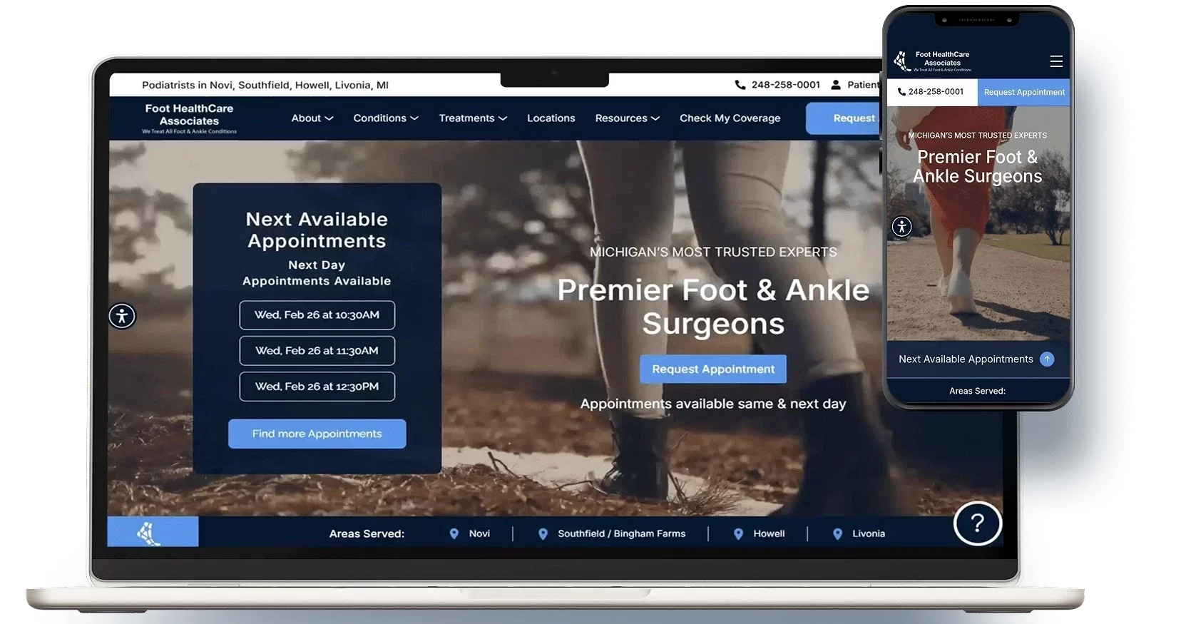 Foot Healthcare Associates Podiatry Marketing Agency