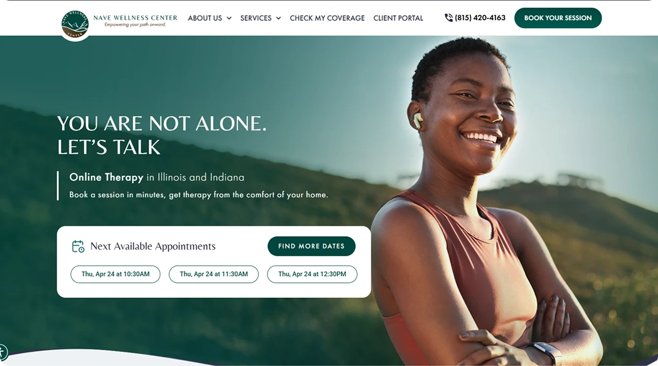 Mental Health Clinics Leads Nave Wellness Center Banner
