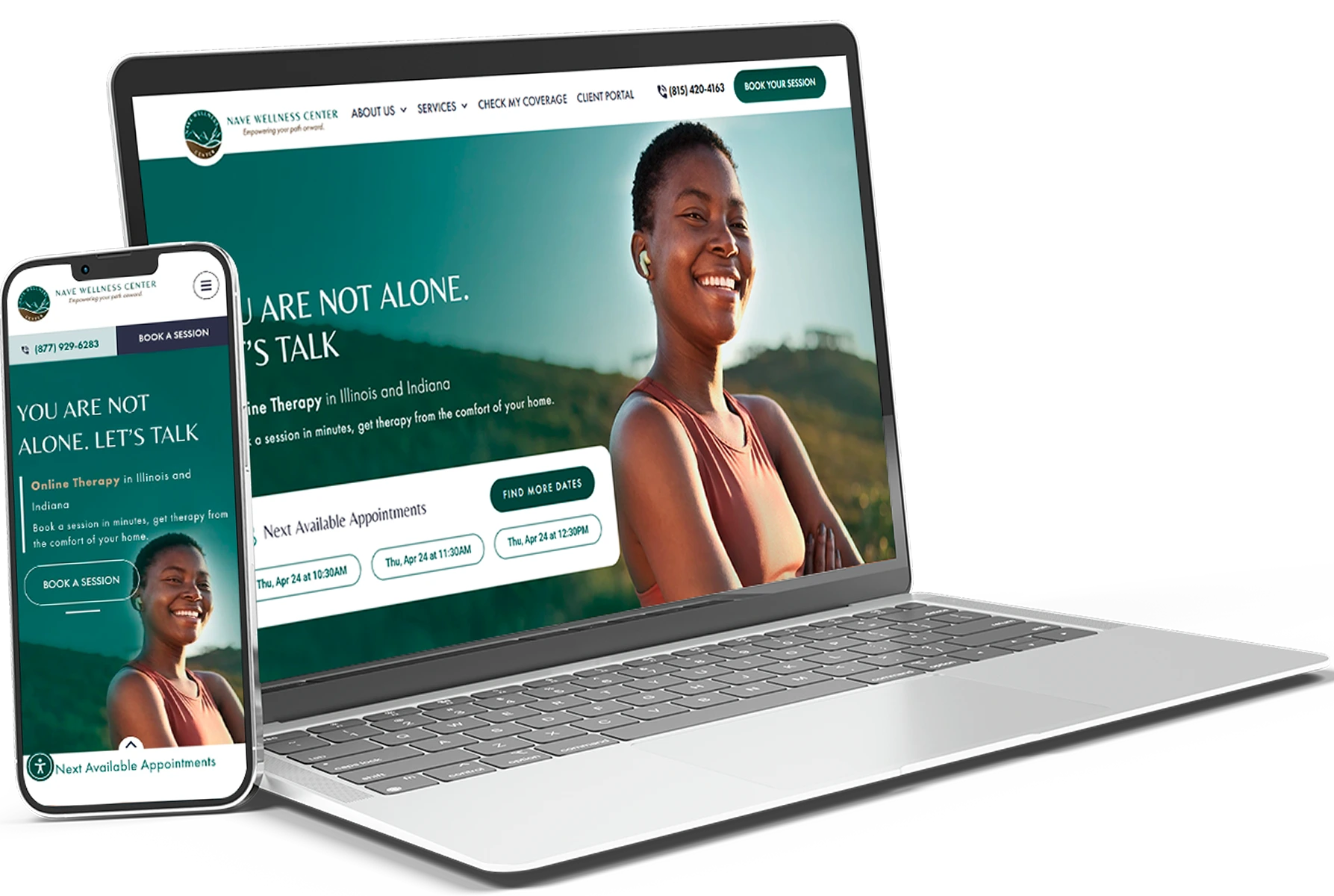 Mental Health Marketing Company Nave Wellnes﻿s Center Banner