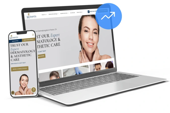 Dermatologists Marketing Agency Minarets Medical Group Banner