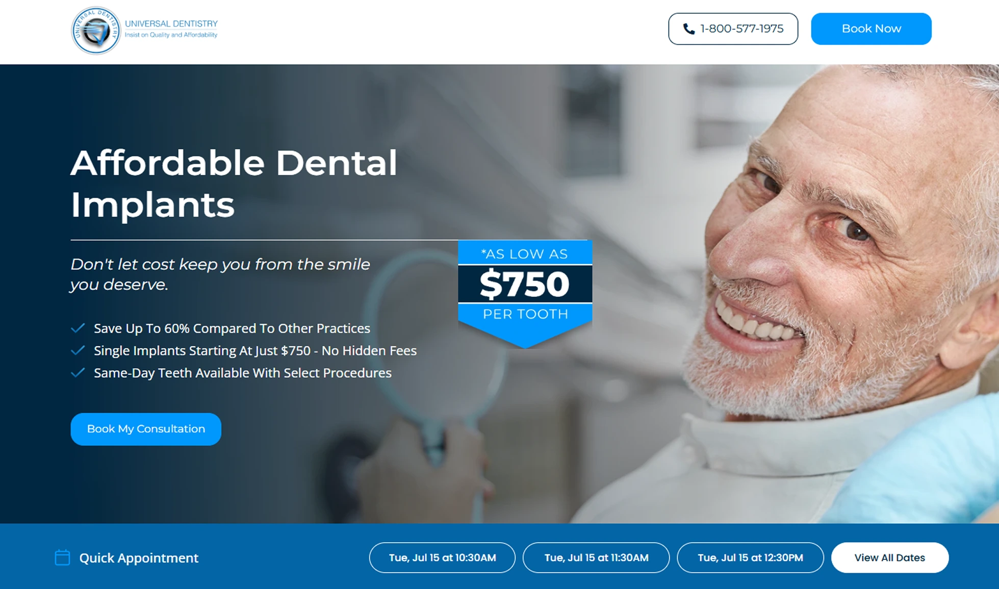 Dentist Digital Marketing Agency Universal Dentistry Banner
