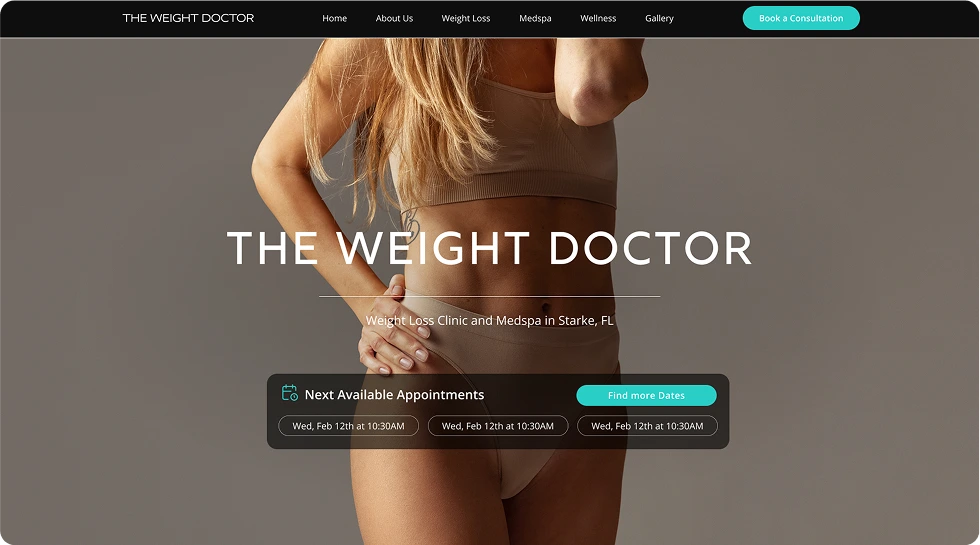 Weight Loss Clinic Digital Marketing Agency The Weight Doctor Banner