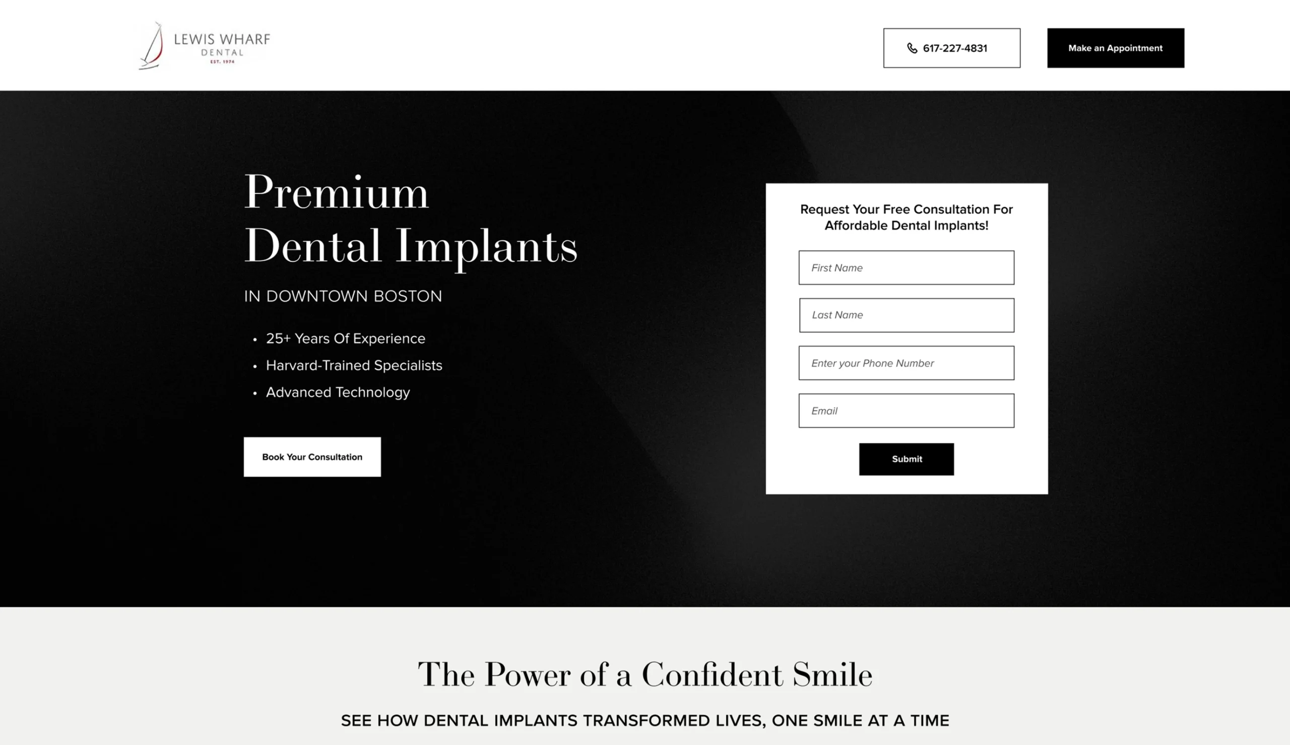 Premium Dental Implants in downtown boston